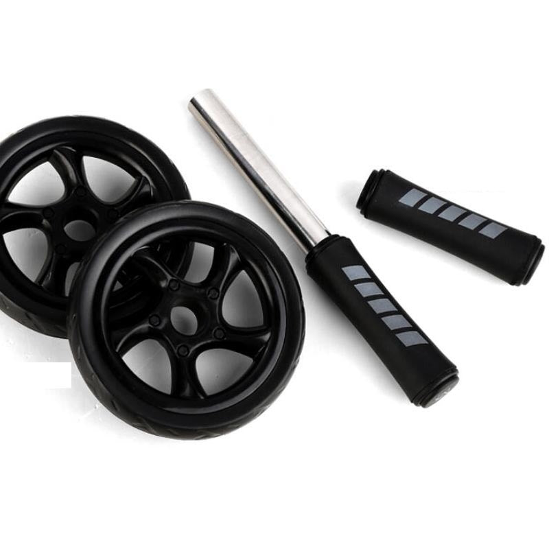 Silent Two-Wheeled Abdominal Wheel Abdomen Roller For Strengthening The Core Muscles.