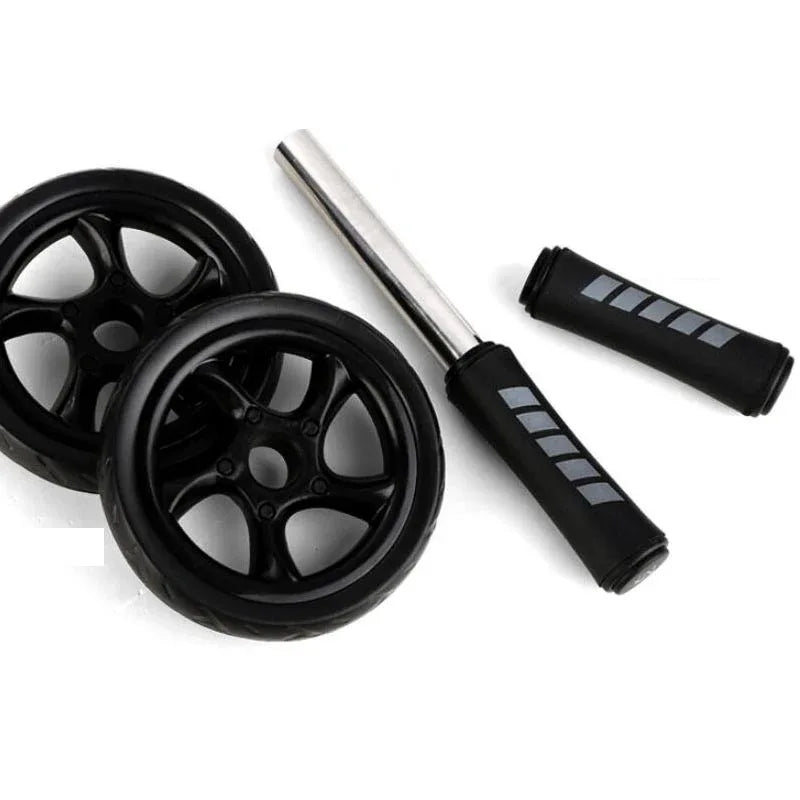 Silent Two-Wheeled Abdominal Wheel Abdomen Roller For Strengthening The Core Muscles.