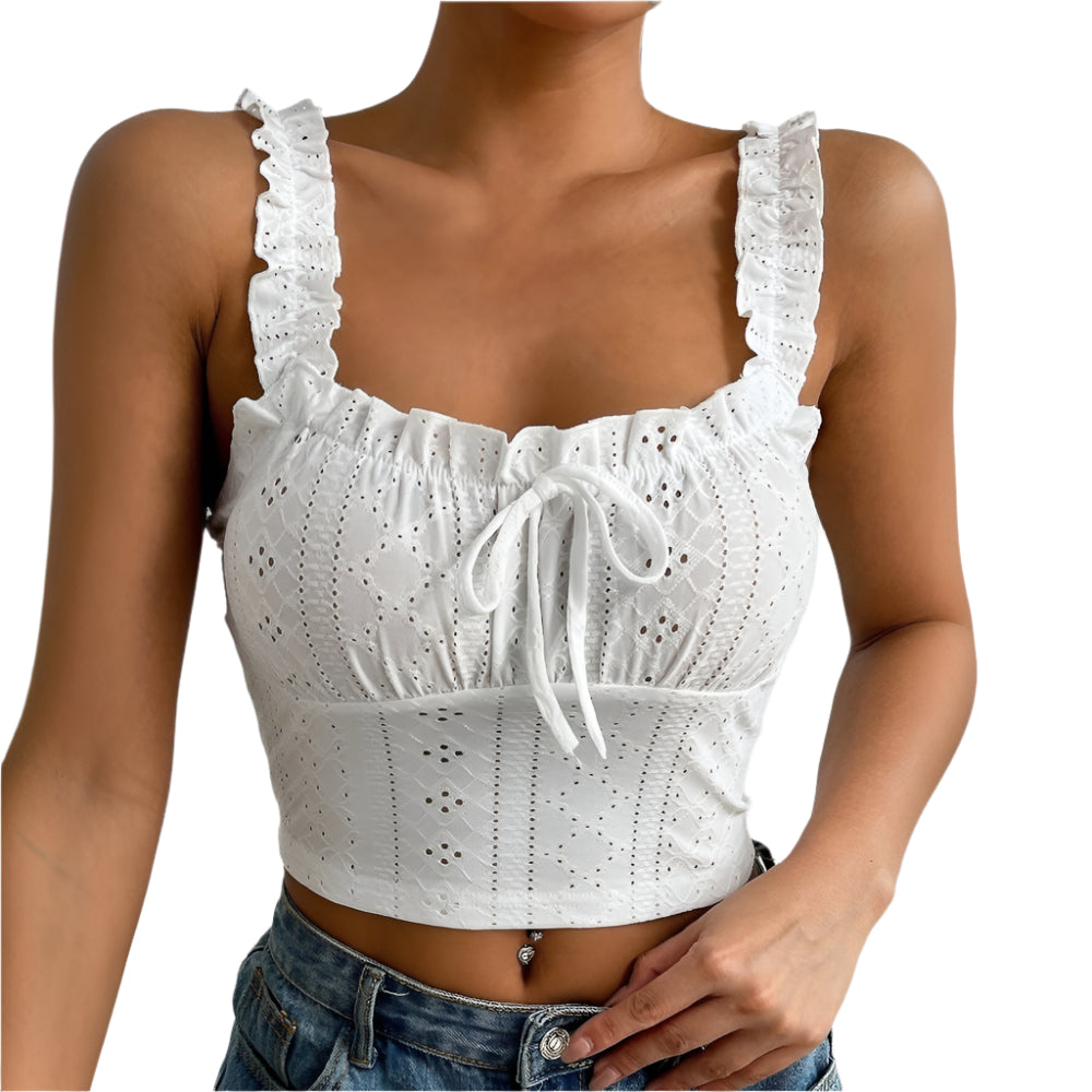 Women's Elegant Lace Camisole Flattering Top