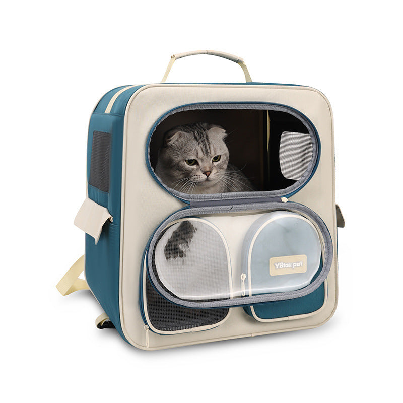 Convenient Backpack Outing Pet Trolley Bag For Cats And Dogs