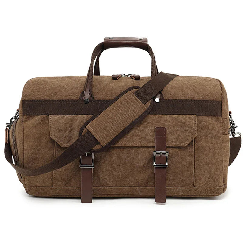 Men's Large Capacity Crossbody Travel Luggage Shoulder Bag.