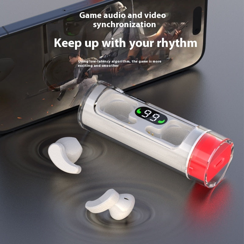 Bluetooth Headset Earphones Binaural Call Sports In-Ear Headphones Earplugs