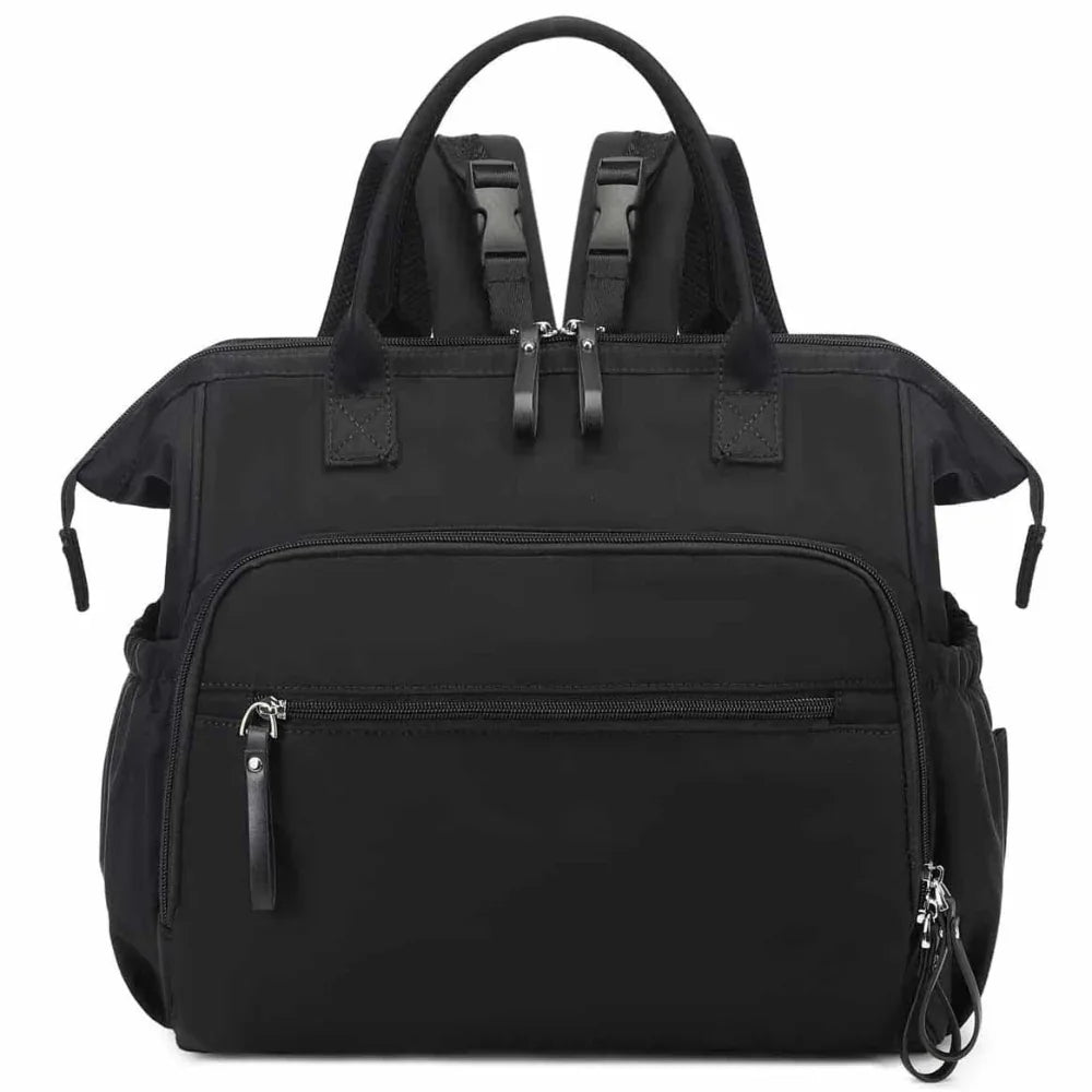 Waterproof Anti-Theft Pocket Baby Diaper Bag Mummy Parent Bag With Insulated Bottle Pockets