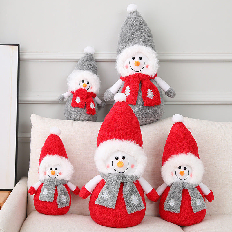 Children's Doll Cute Christmas Snowman Plush Toy Gift