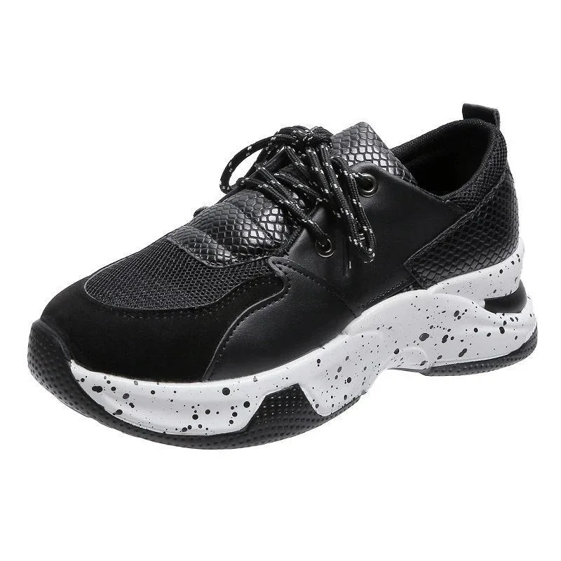 Women's Lace Up Sneakers Walking Running Sports Shoes