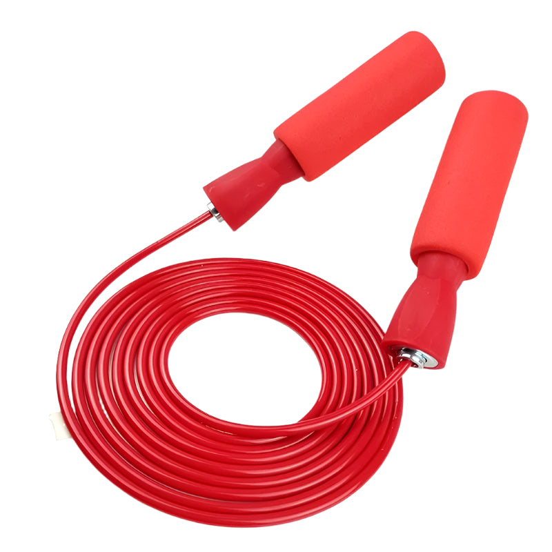 Steel Bearing Wire Rope PVC Fitness Skipping Jumping Rope.