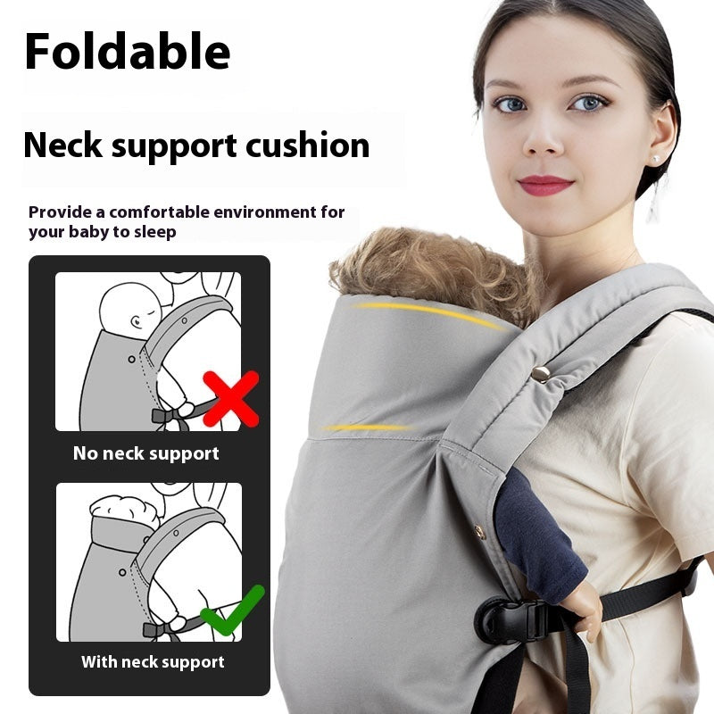 Adjustable Cotton Front And Back Baby Carrier.
