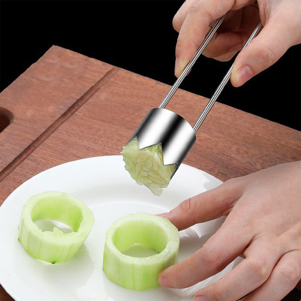 Stainless Steel Vegetables And Fruit Core Handheld Kitchen Tool