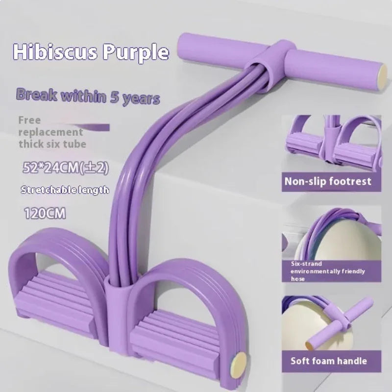 Pedal Puller Chest Expander Upgraded Sit-Ups Abdominal Versatile At Home Workout Gym Equipment.
