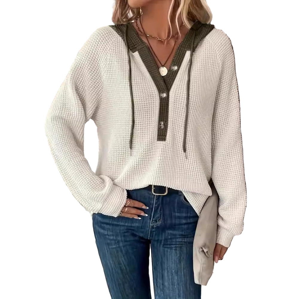 Long Sleeve Loose-Fitting Casual Women's Hoodie