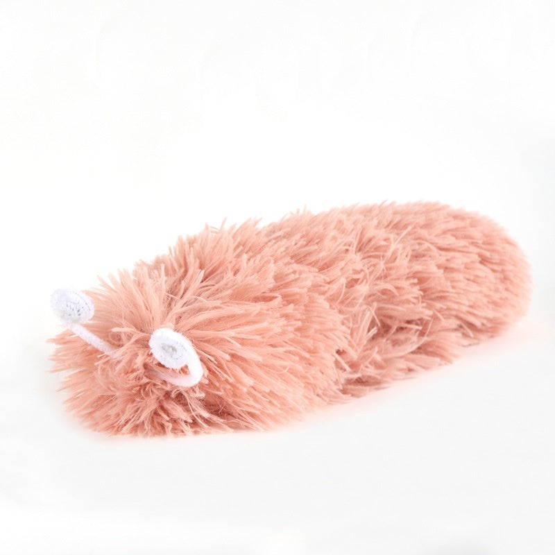 Fluffy Bite-Resistant Relieving Caterpillar Cat Toy