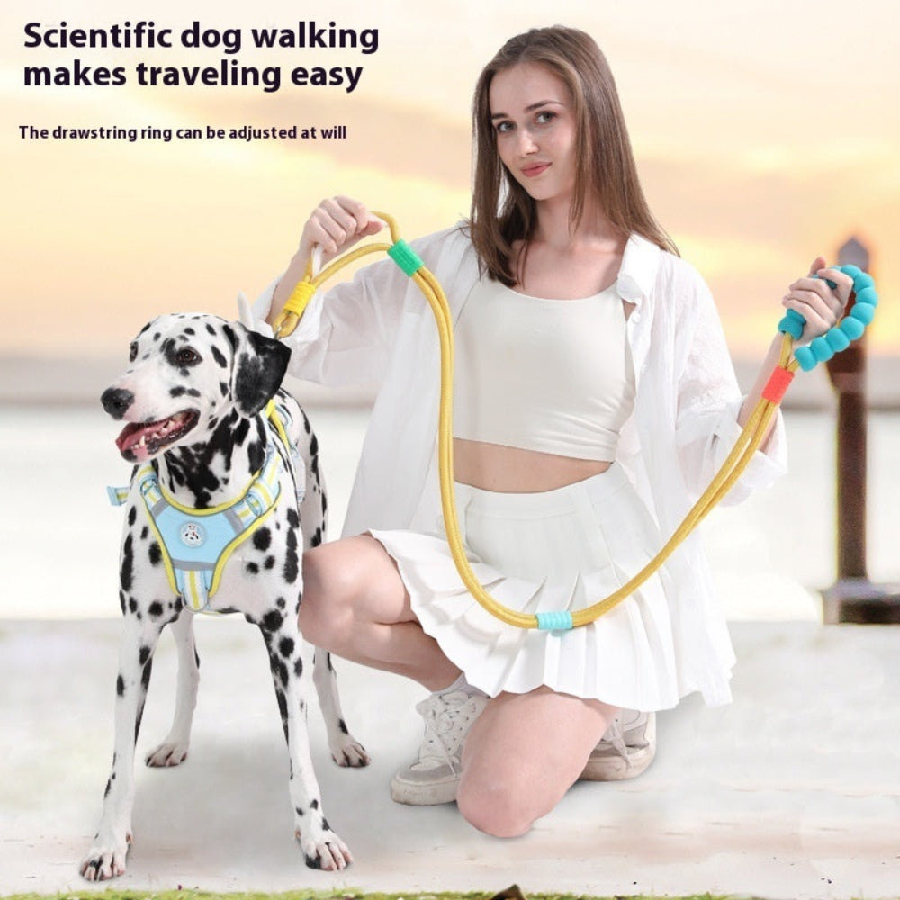 Fashion Personality Non-Slip Handle Pet Dog Rope Leash
