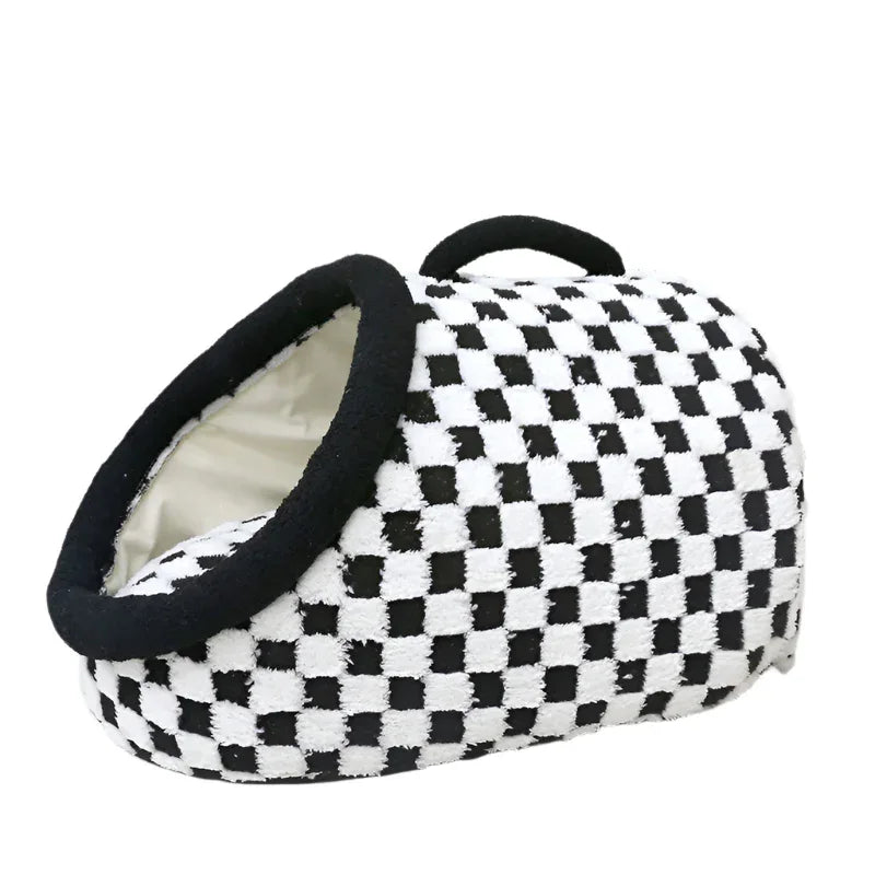 Pet Cat Four Seasons Universal Semi-Enclosed Dog House Thick Warm Pet Bed.