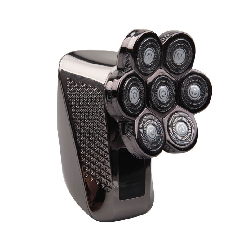 Men's 7D Independently 7 Cutter Floating Heads Shaver Waterproof Electric Razor Multifunctional USB Charging Trimmer