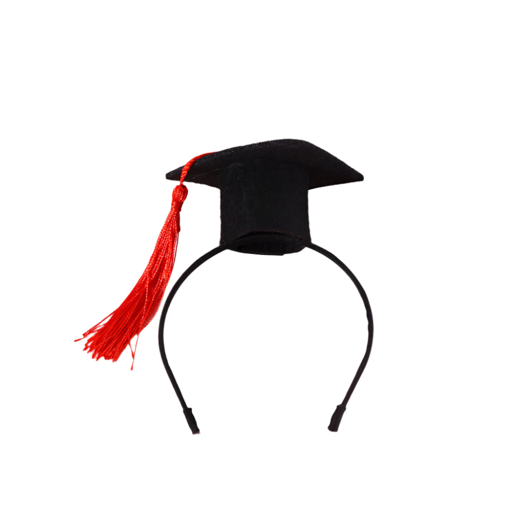 Pet Cat Dog Doctor's Degree Graduation Hat And Bow Tie