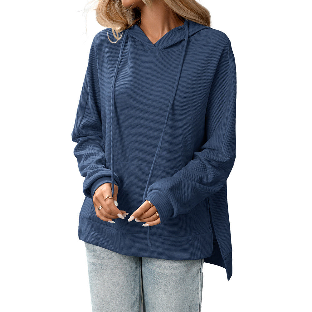 Comfortable Knit Pullover Sweater Long Sleeve Hoodie