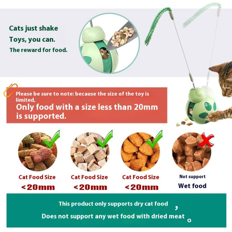 Appealing And Stimulating Cat Food Leakage Pet Food Dispensing Toy