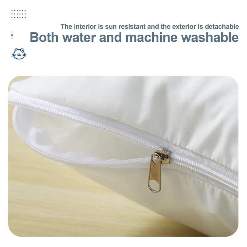 Cat Dog Pet Warm Cozy Cushion Bed With Blanket Design Pet Sleeping Bag.