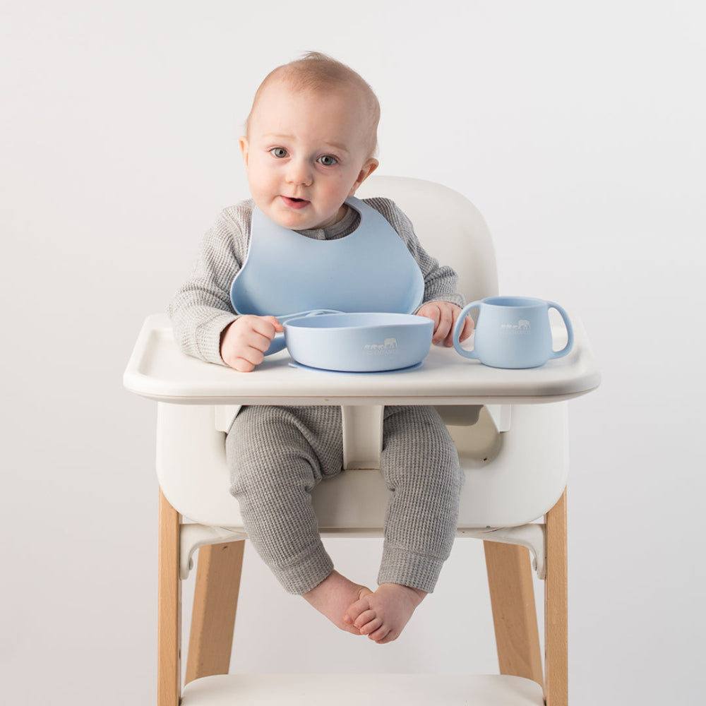 Silicone Feeding Cup For Babies - Blue