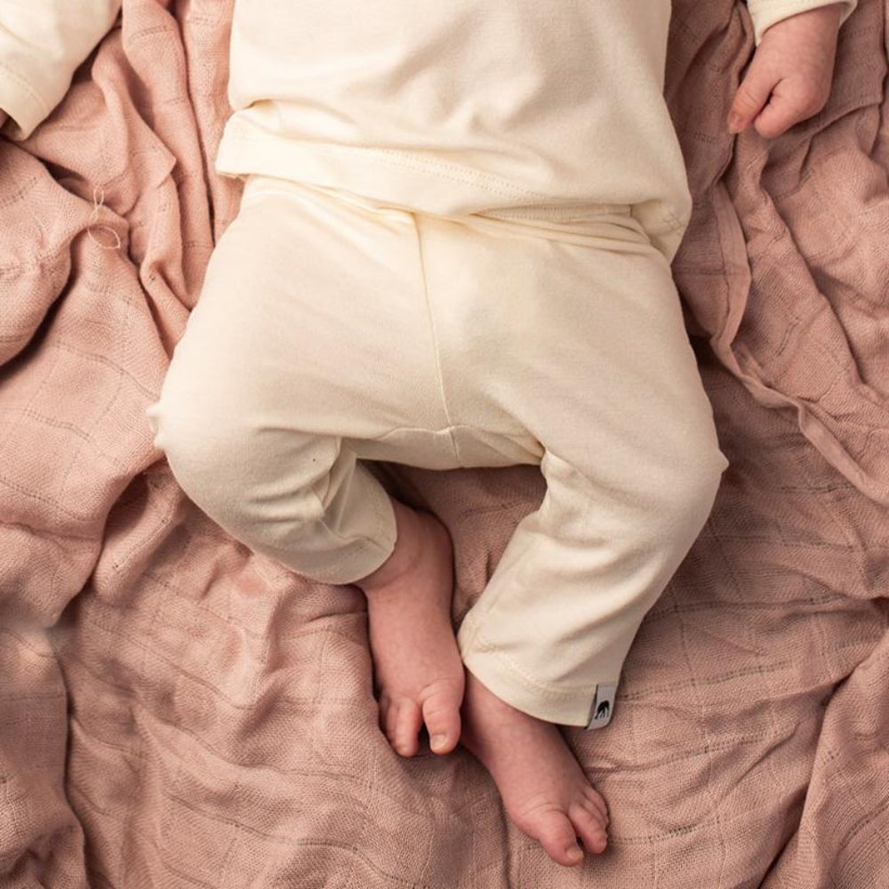 Bamboo Baby Leggings - CREAM