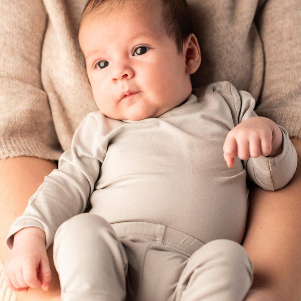 Bamboo Baby Long Sleeve Grey T-Shirt