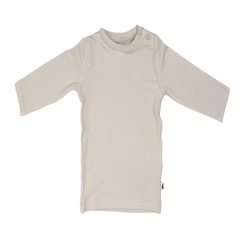Bamboo Baby Long Sleeve Grey T-Shirt