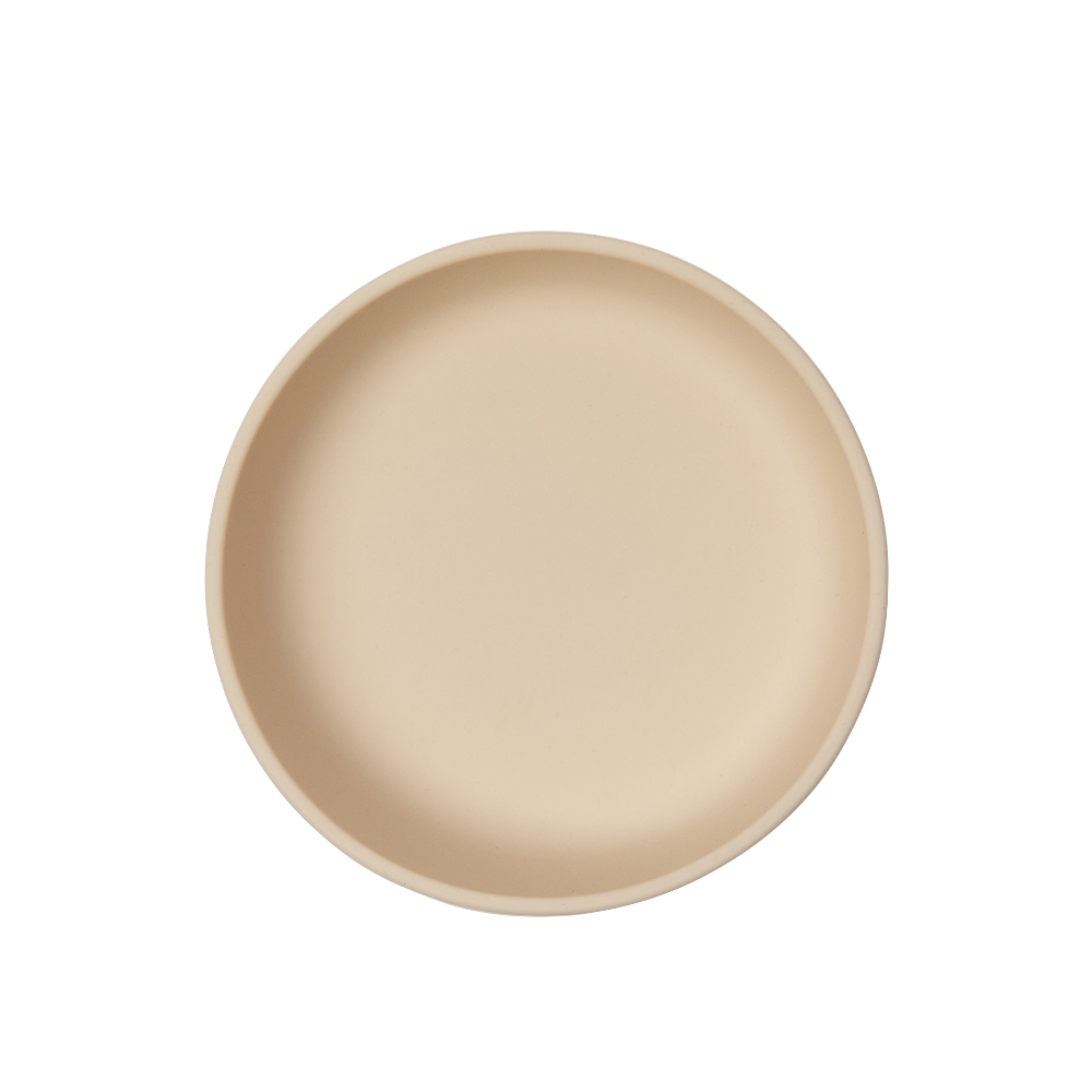 Silicone Baby Plate Bowl - Sand