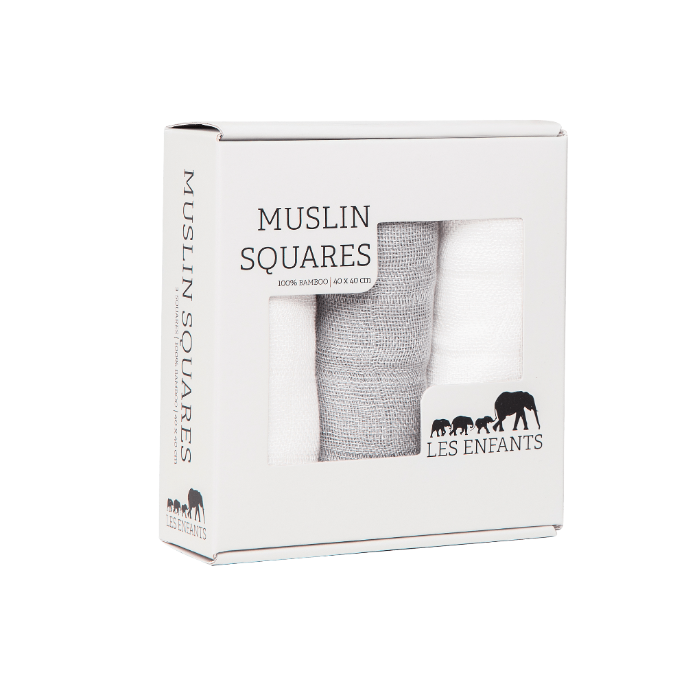 100% Bamboo Muslin Squares