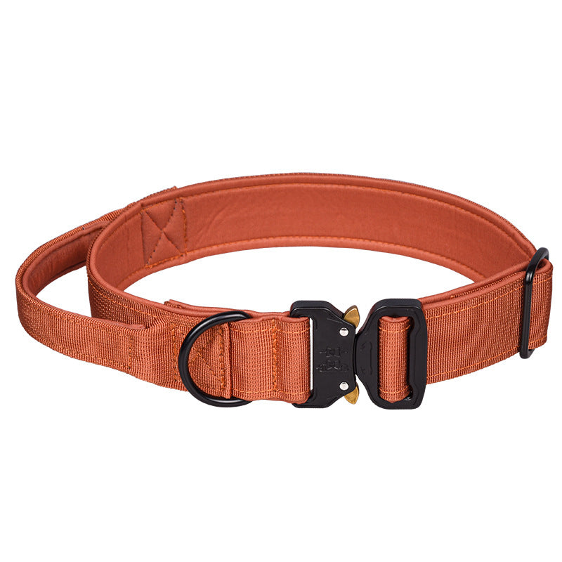 Tactical Collar Nylon Pet Release Buckle Outdoor Dog Collar