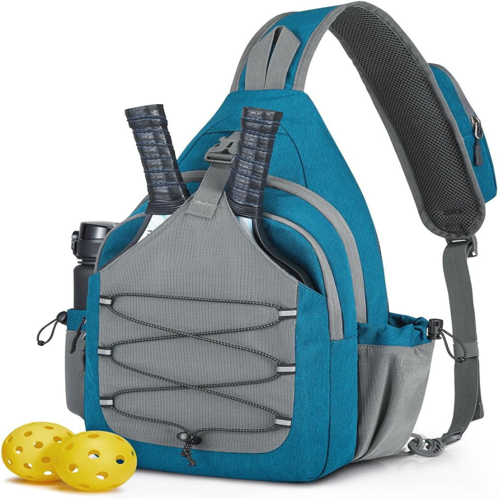 Oxford Cloth Men's And Women's Chest Bag Adult Crossbody Large Capacity Tennis Racket Bag