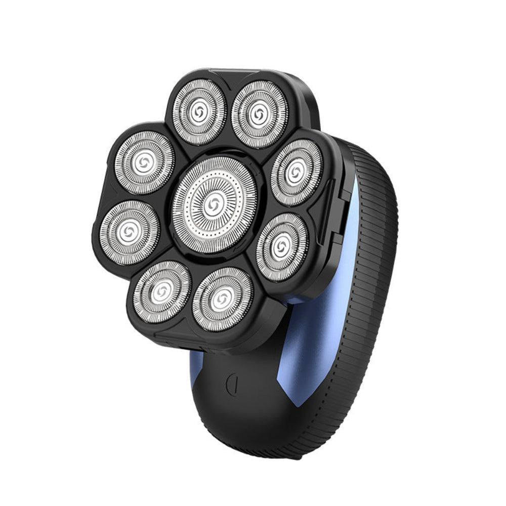 Waterproof LED Display Electric Large Floating Stainless Steel Shaving Head Intelligent Shaver