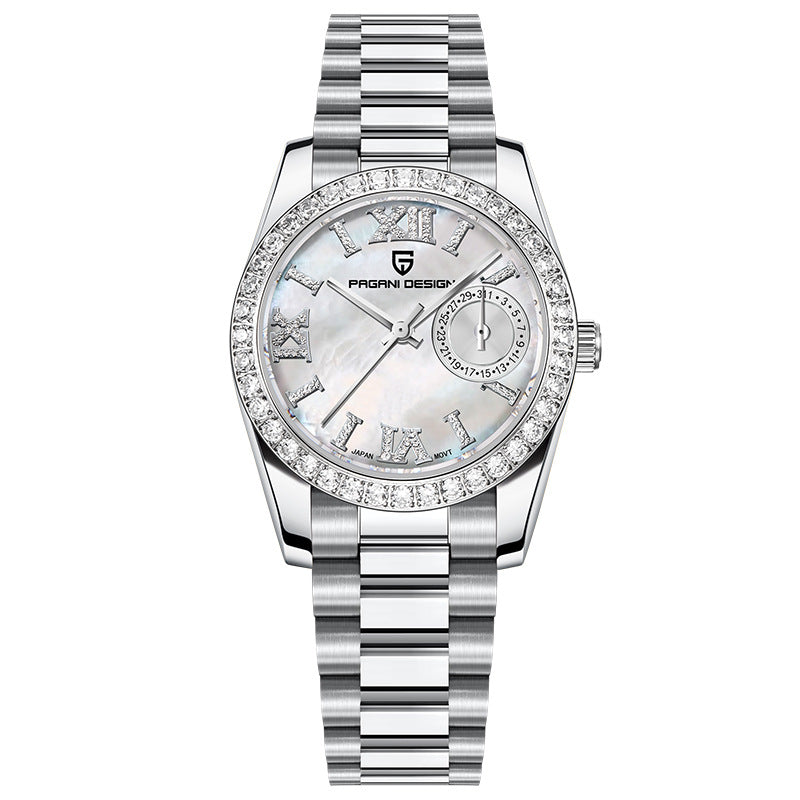 Women's Elegant Stainless Steel Waterproof Watch