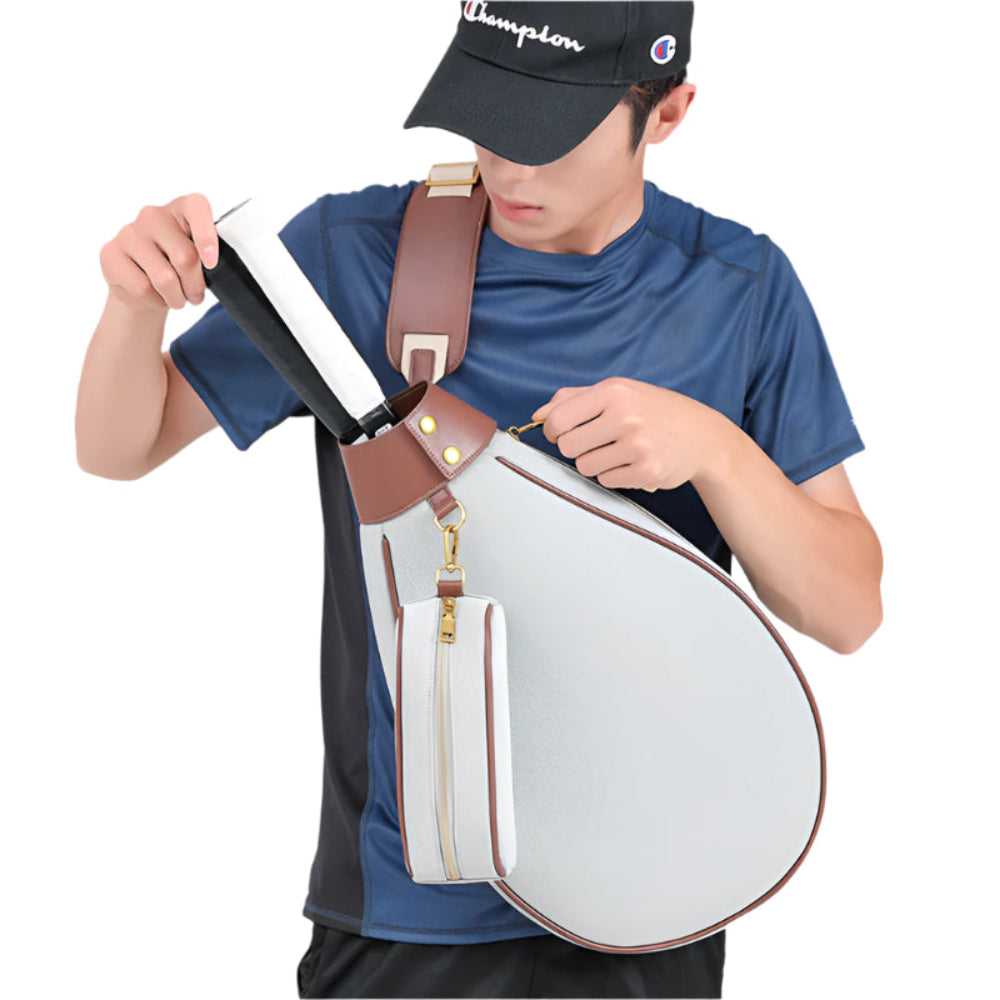 Large Capacity One-Shoulder Badminton Tennis Crossbody Racket Bag