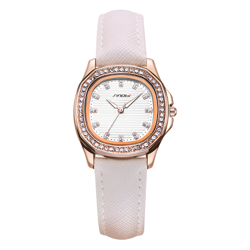 Women's Waterproof Diamond-Studded Quartz Watch