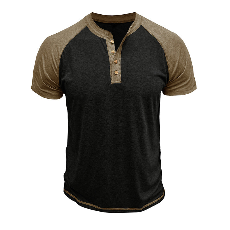 Men's Short Sleeve Slim Fit Comfortable Top Shirt