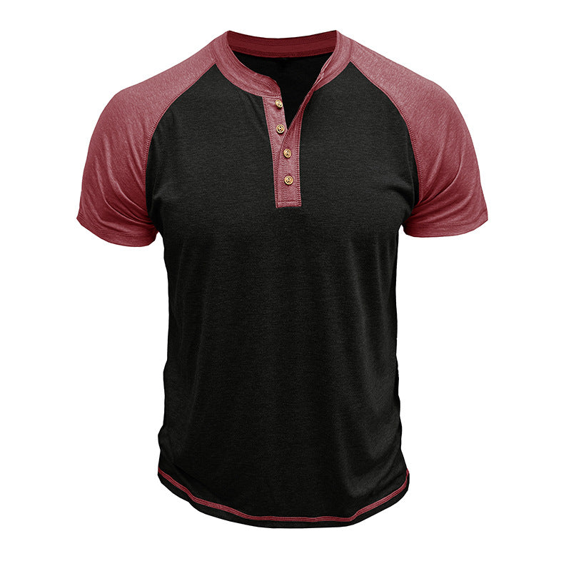 Men's Short Sleeve Slim Fit Comfortable Top Shirt