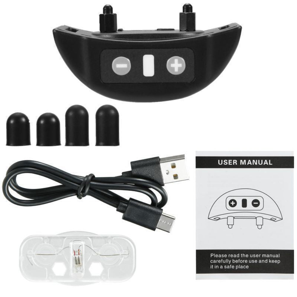 Automatic Voice Control Bark Stopper Type-C Charging Waterproof Reflective Pet Dog Collar