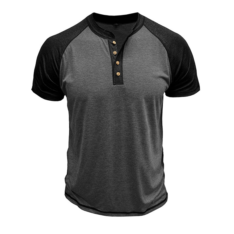Men's Short Sleeve Slim Fit Comfortable Top Shirt
