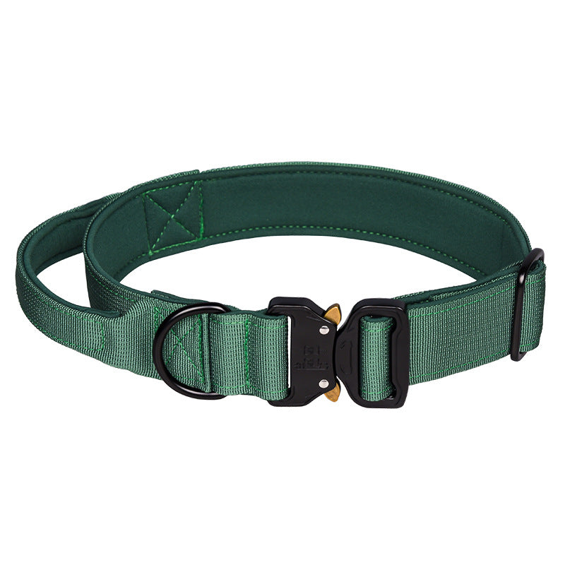 Tactical Collar Nylon Pet Release Buckle Outdoor Dog Collar