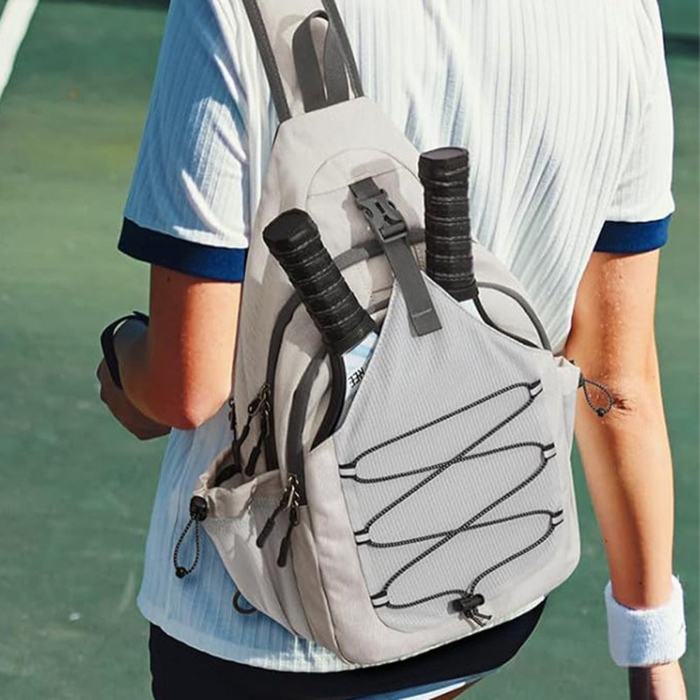 Oxford Cloth Men's And Women's Chest Bag Adult Crossbody Large Capacity Tennis Racket Bag