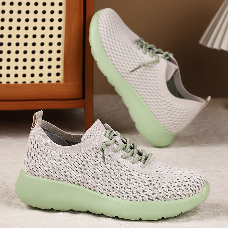Women's Comfortable Shoes Breathable Thick Bottom Casual Sneakers