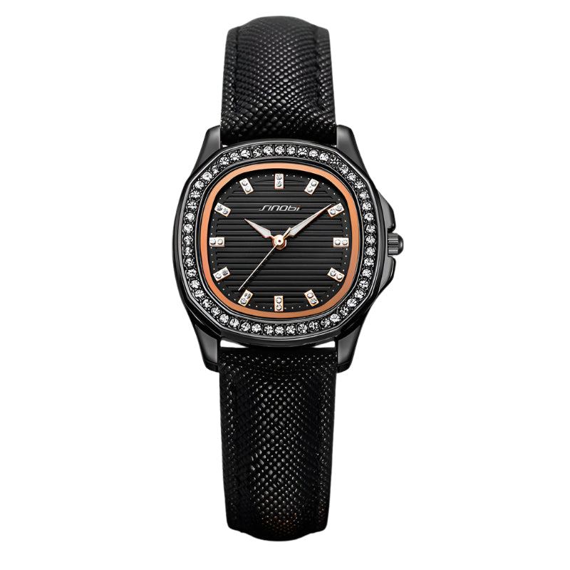 Women's Waterproof Diamond-Studded Quartz Watch