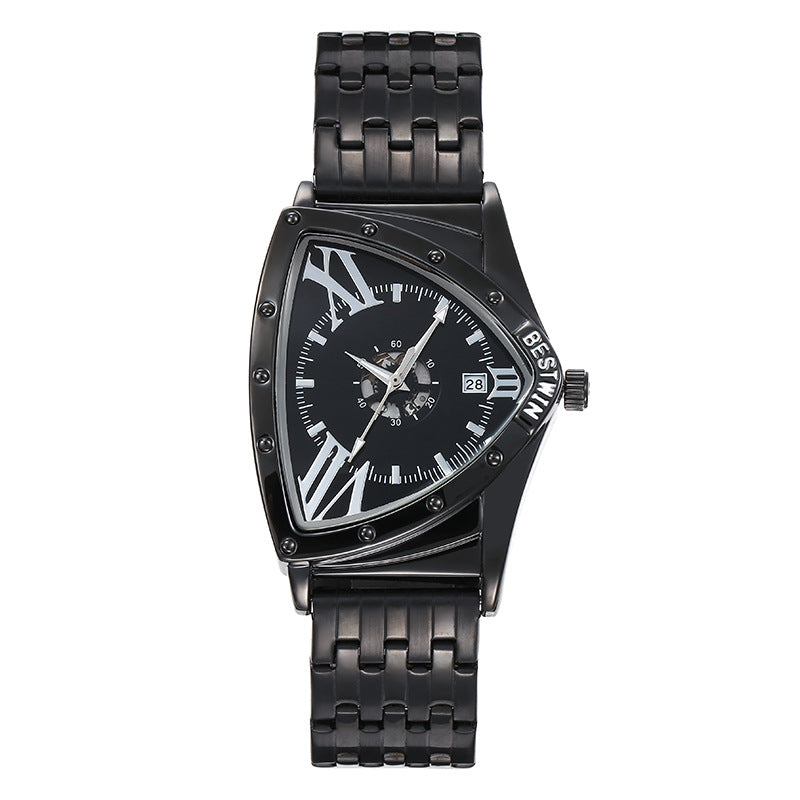 Fashionable Non-Mechanical Creative Triangular Dial Waterproof Men's Watch