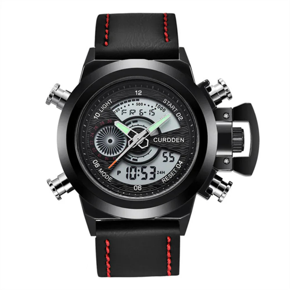Multi-functional Double Display Sports Watch For Men