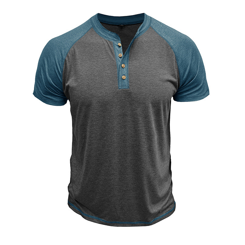 Men's Short Sleeve Slim Fit Comfortable Top Shirt
