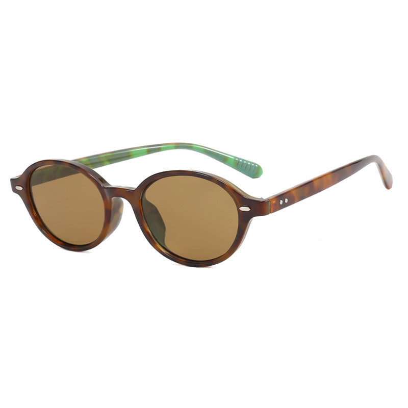 Women's Fashion Retro Literary Plain Glasses