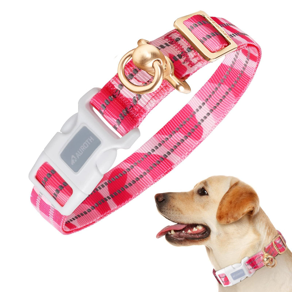 Silicone Case Nylon Anti-Lost Dog Collar.