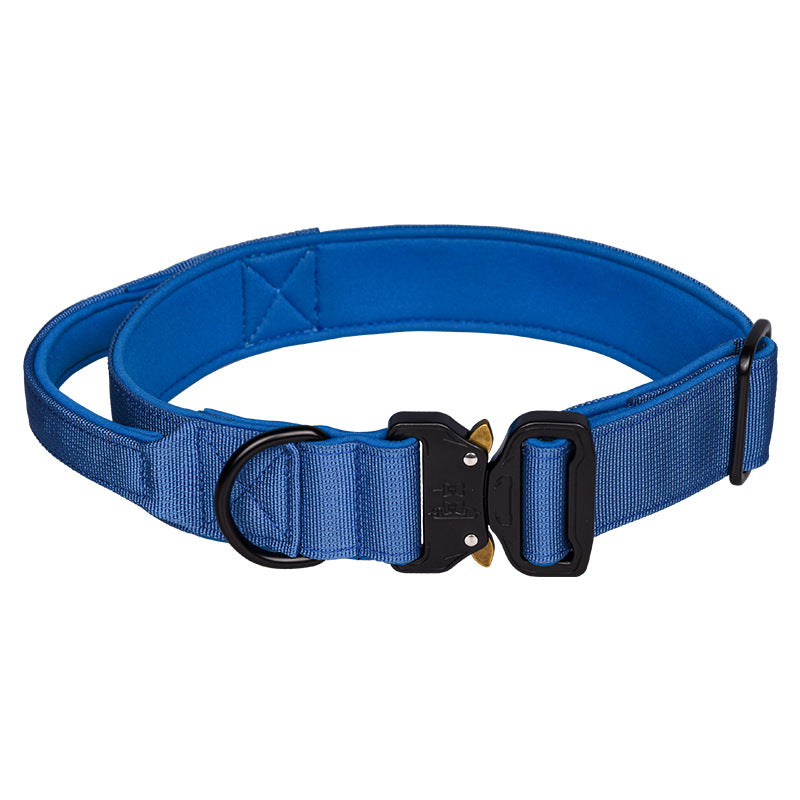 Tactical Collar Nylon Pet Release Buckle Outdoor Dog Collar