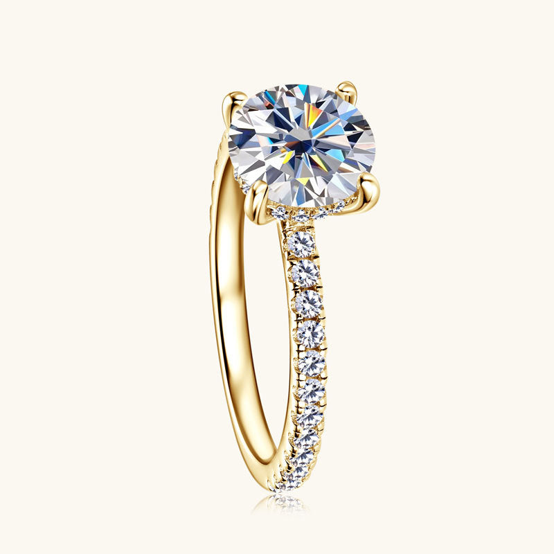 Women's Creative 2 Karat Moissanite Ring