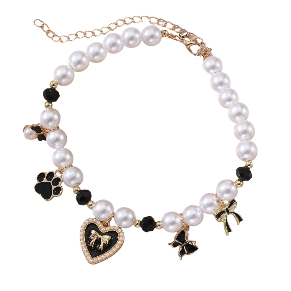 Pearl Pet Cat Dog Necklace.